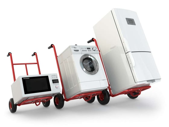Newly bought home appliances 