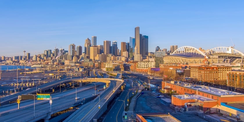 The Seattle, Washington skyline