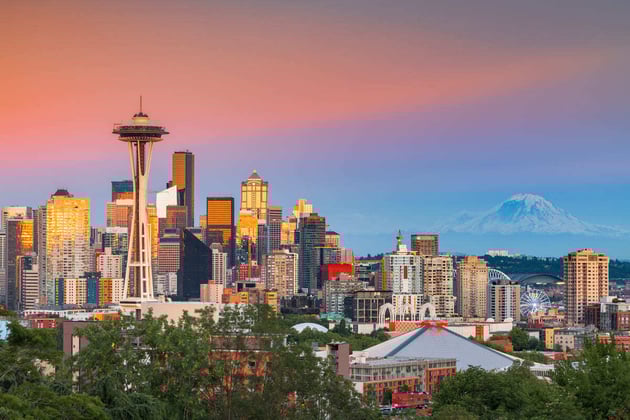 Seattle, Washington skyline.