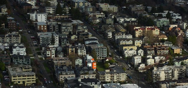 Aerial image of King County