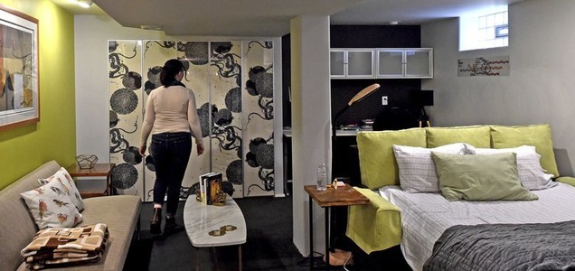 new tax for airbnb, woman in a room