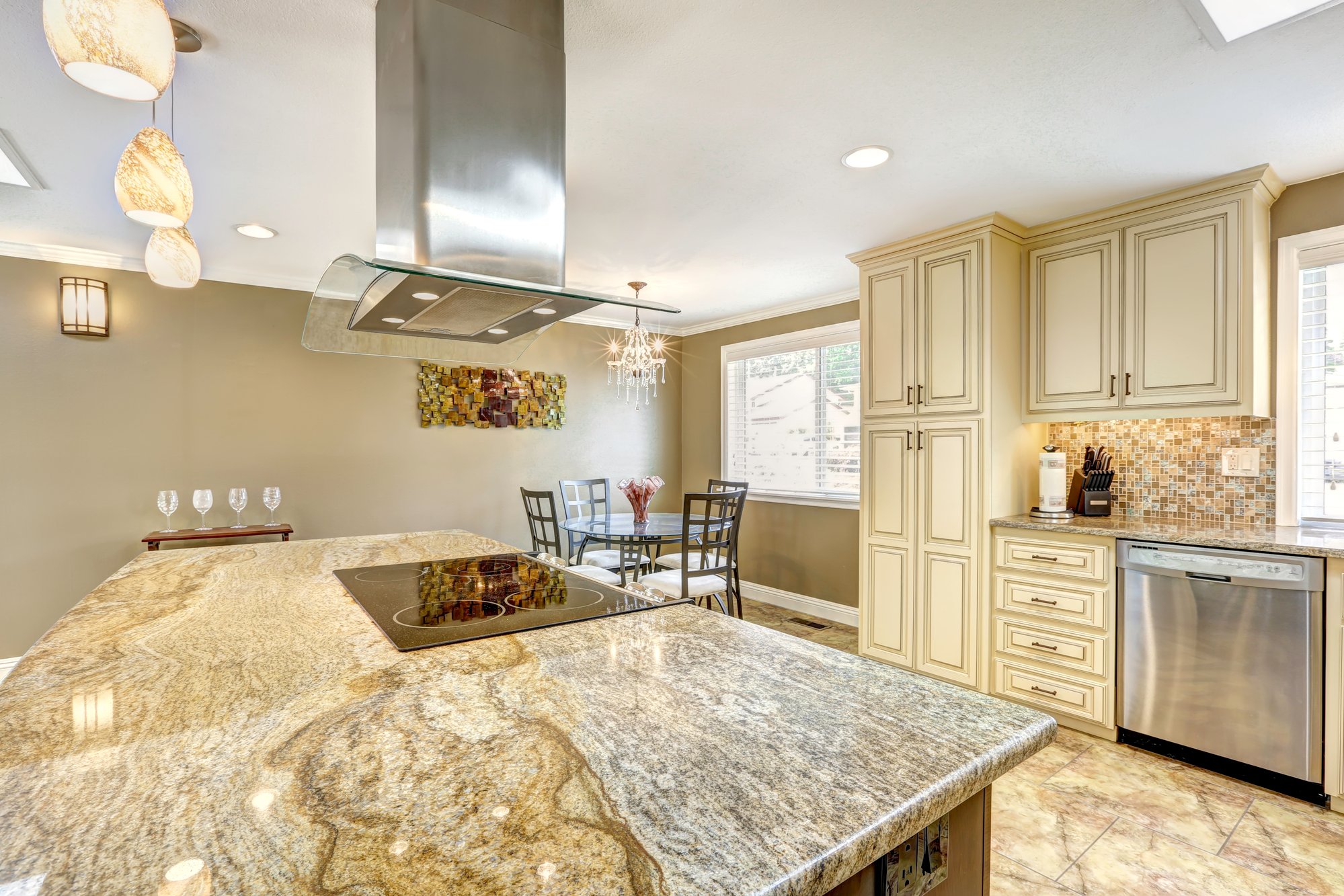 Remodeled kitchen