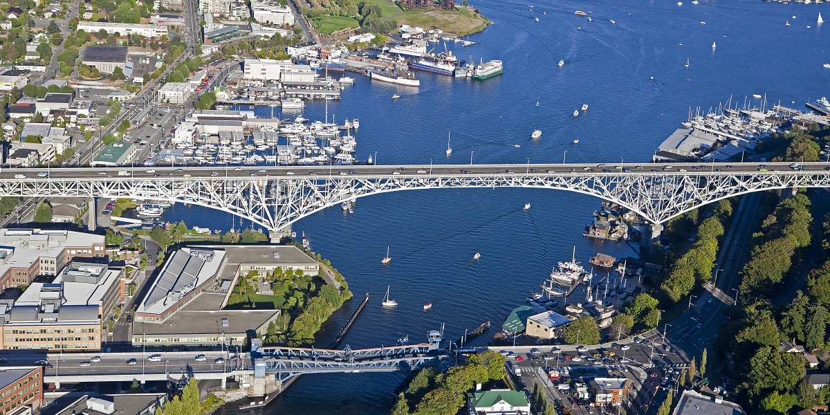 Fremont And Aurora Bridges