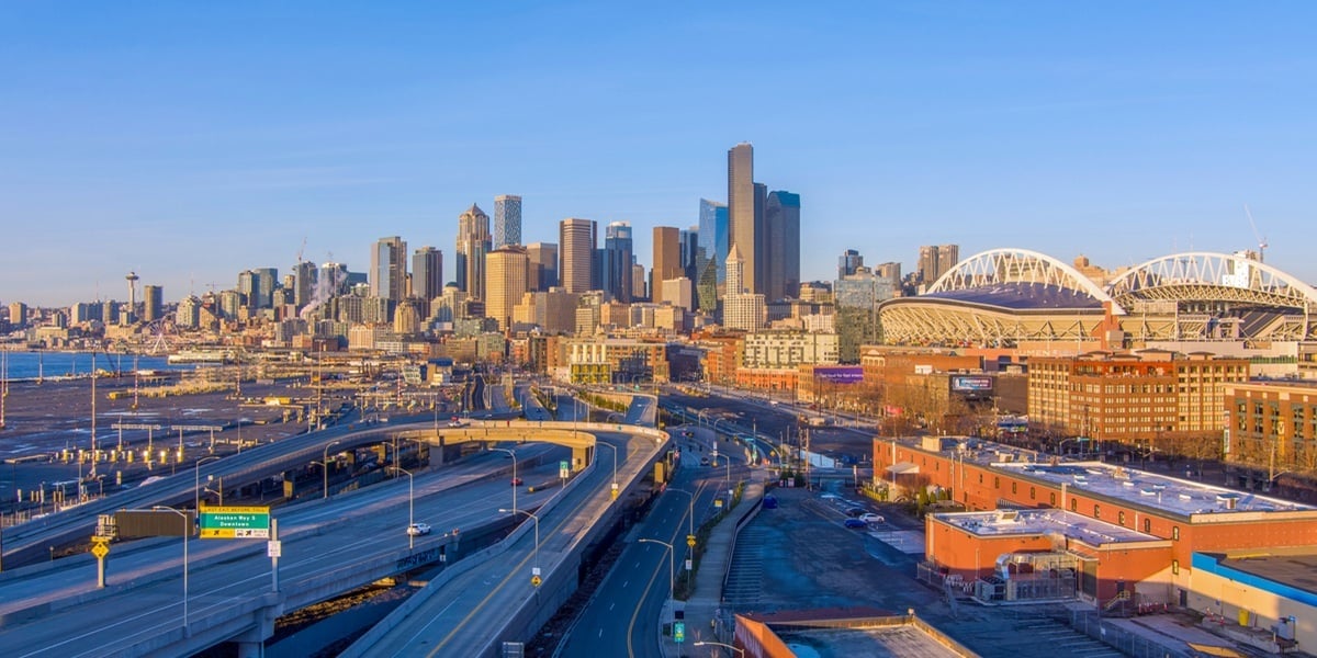 The Seattle, Washington skyline