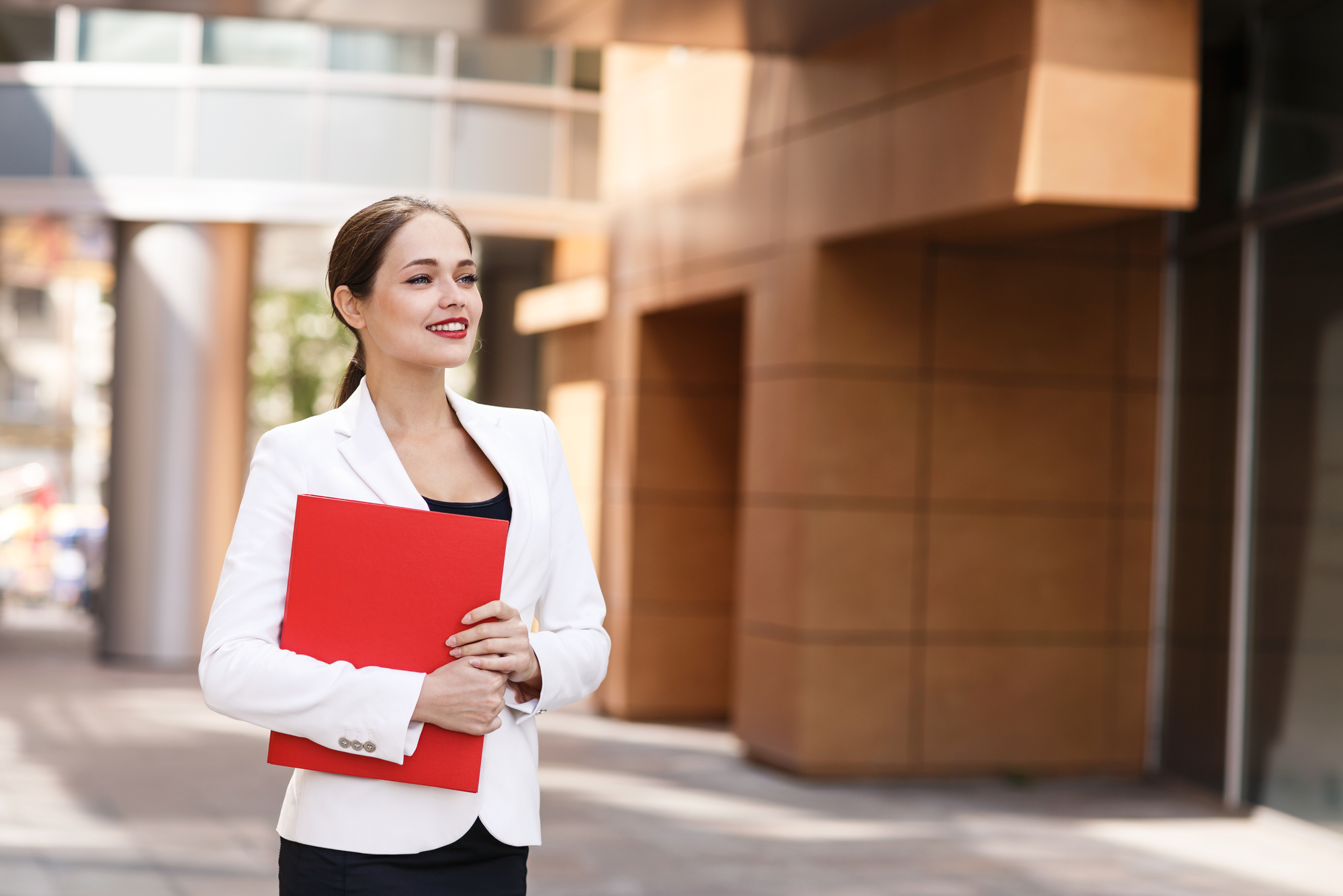 Property manager smiling 