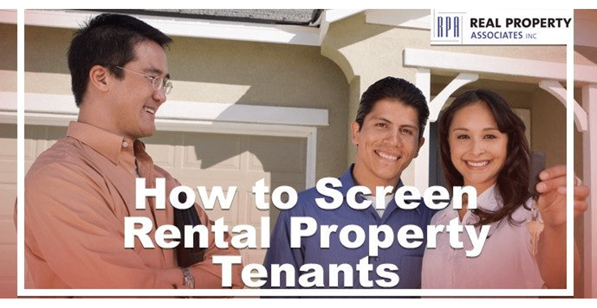 SEATTLE PROPERTY MANAGEMENT SHARES - How to Screen Rental Property Tenants